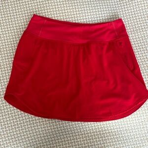 Outdoor Voices - red skirt
